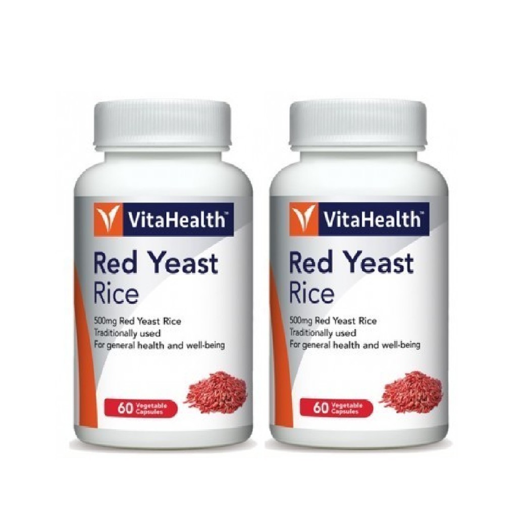 Vitahealth Red Yeast Rice Caps 60s/ (2x60s) Cholestrol Management