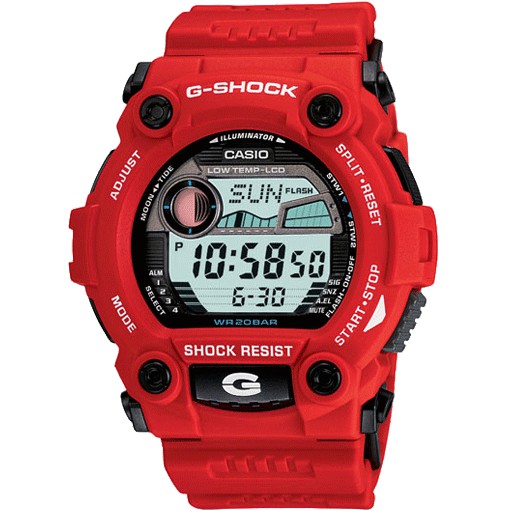 Shops g shock matte red