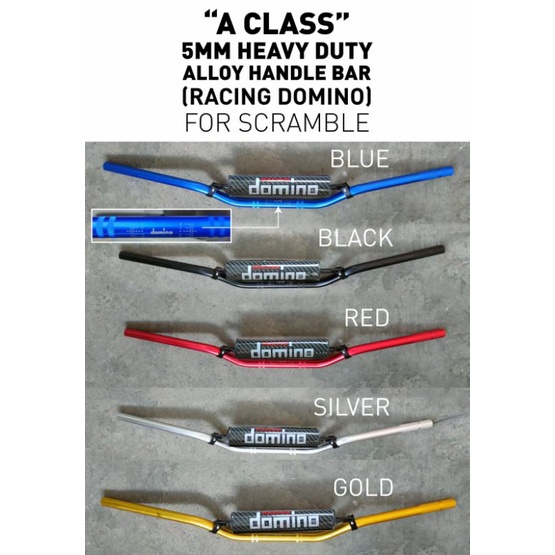 SCRAMBLE DEMAK CROSS - 5MM HEAVY DUTY HANDLE BAR A CLASS RACING DOMINO ...