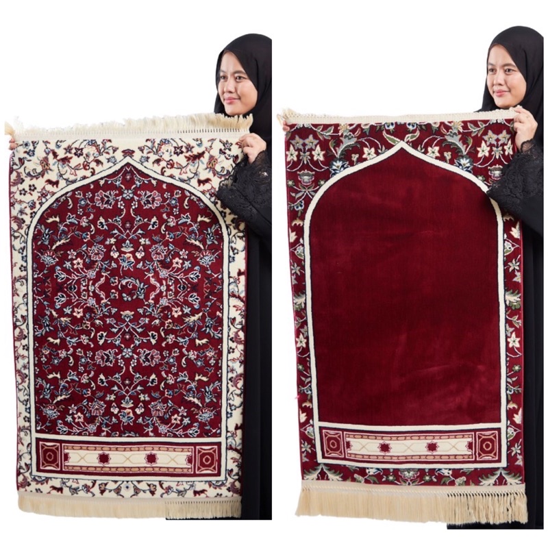 [Imam Makkah Collection] SEJADAH RAUDHAH Masjid Nabawi Madinah / Mekah ...