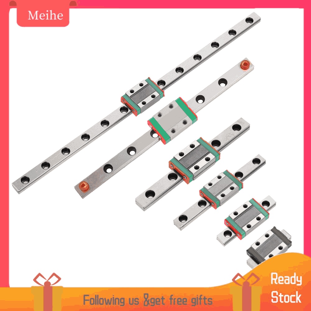 Rail De Guidage Linéaire Miniature LML9B Largeur 9mm Avec Bloc Coulissant - Longueur 55mm