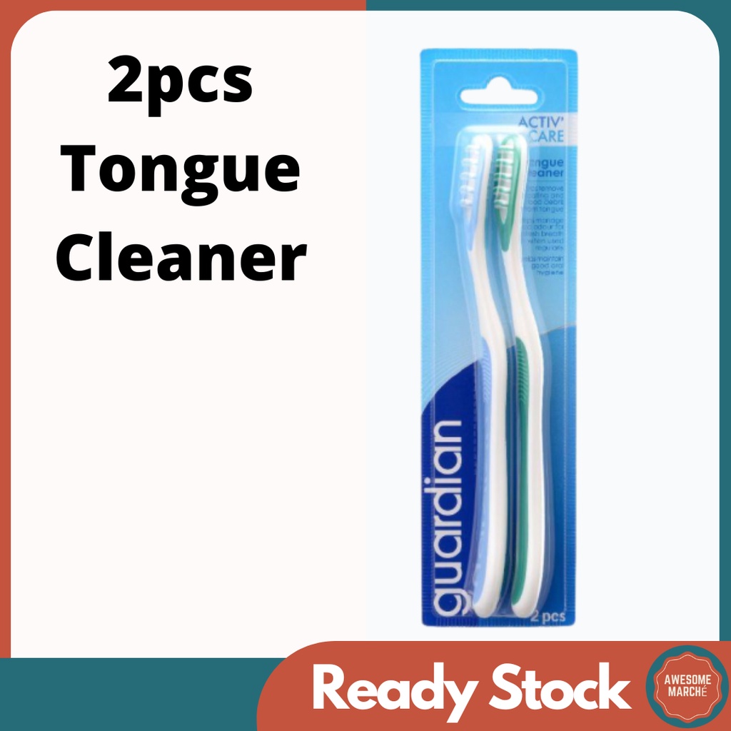 2pcs Guardian Tongue Cleanser Cleaner Scraper Pembersih Lidah 刮舌器 舌苔刷