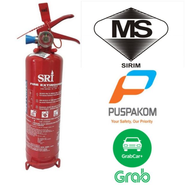 NEW 1KG ABC DRY POWDER FIRE EXTINGUISHER | Shopee Malaysia