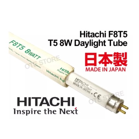 Hitachi/Toshiba F8T5/D T5 8W Daylight Tube (Made In Japan) | Shopee ...