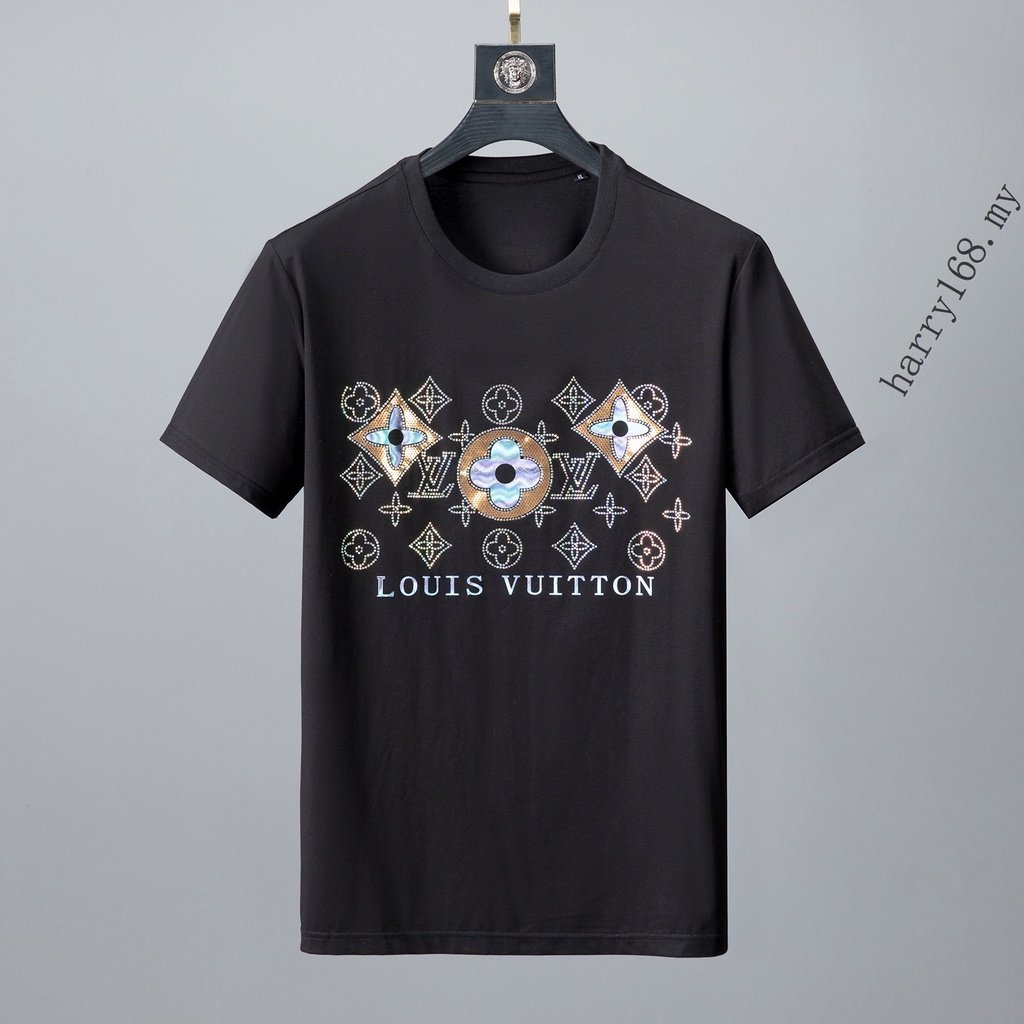 Louis Vuitton White Jersey Upside Down Logo Print T-Shirt L Louis Vuitton