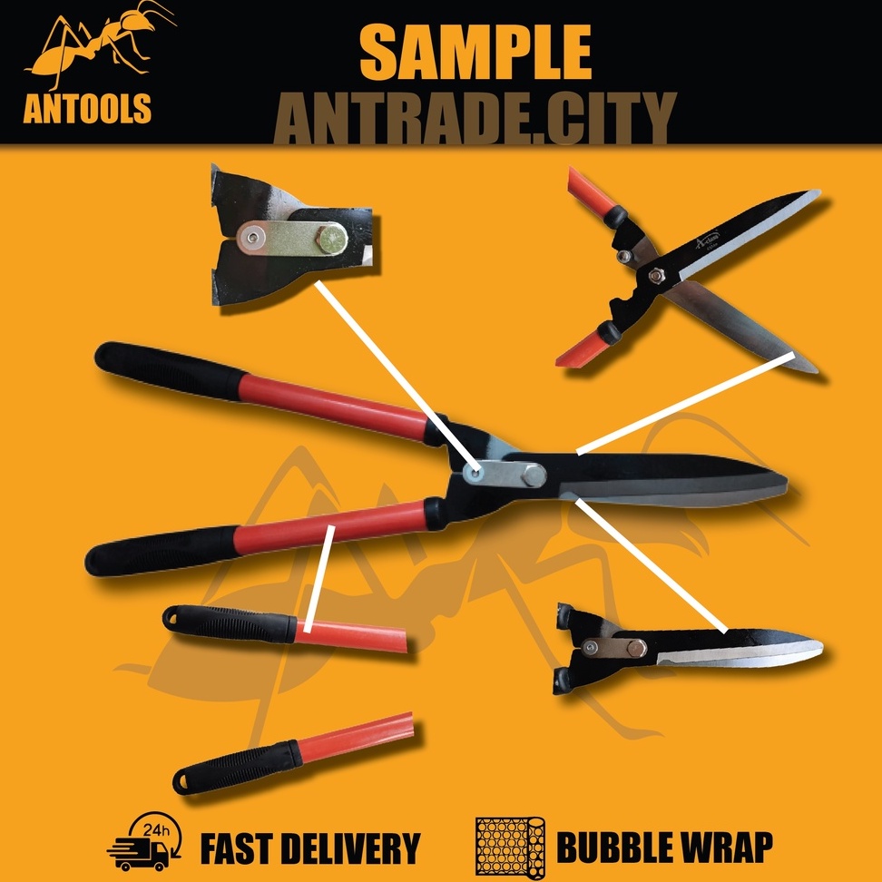 GUNTING BESAR POKOK BUNGA / Hedge Shear Grass Cutter / Trimmer Hedge ...