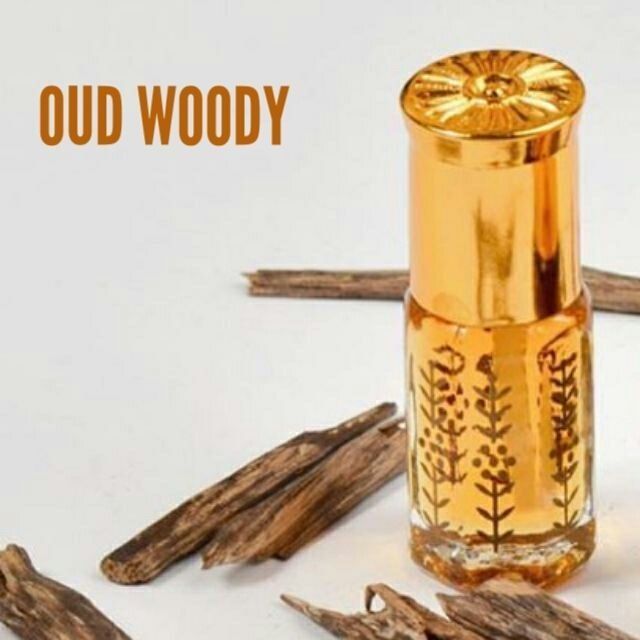 Oudh Woody Kalemat Minyak Wangi Gaharu Arabian Perfume Oil Agarwood