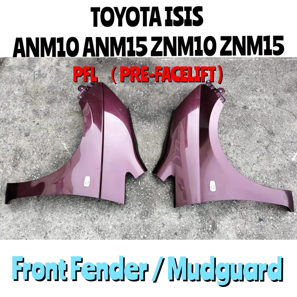 🇯🇵🇯🇵 Toyota Isis ZNM10 ANM10 Front Fender Mudguard ( PFL ) / Side ...