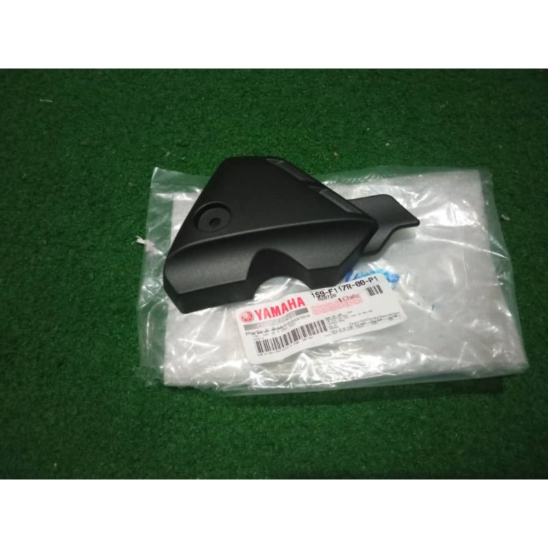 LC135 FOOTREST COVER ORIGINAL YAMAHA (MATT BLACK ) 💯 Shopee Malaysia