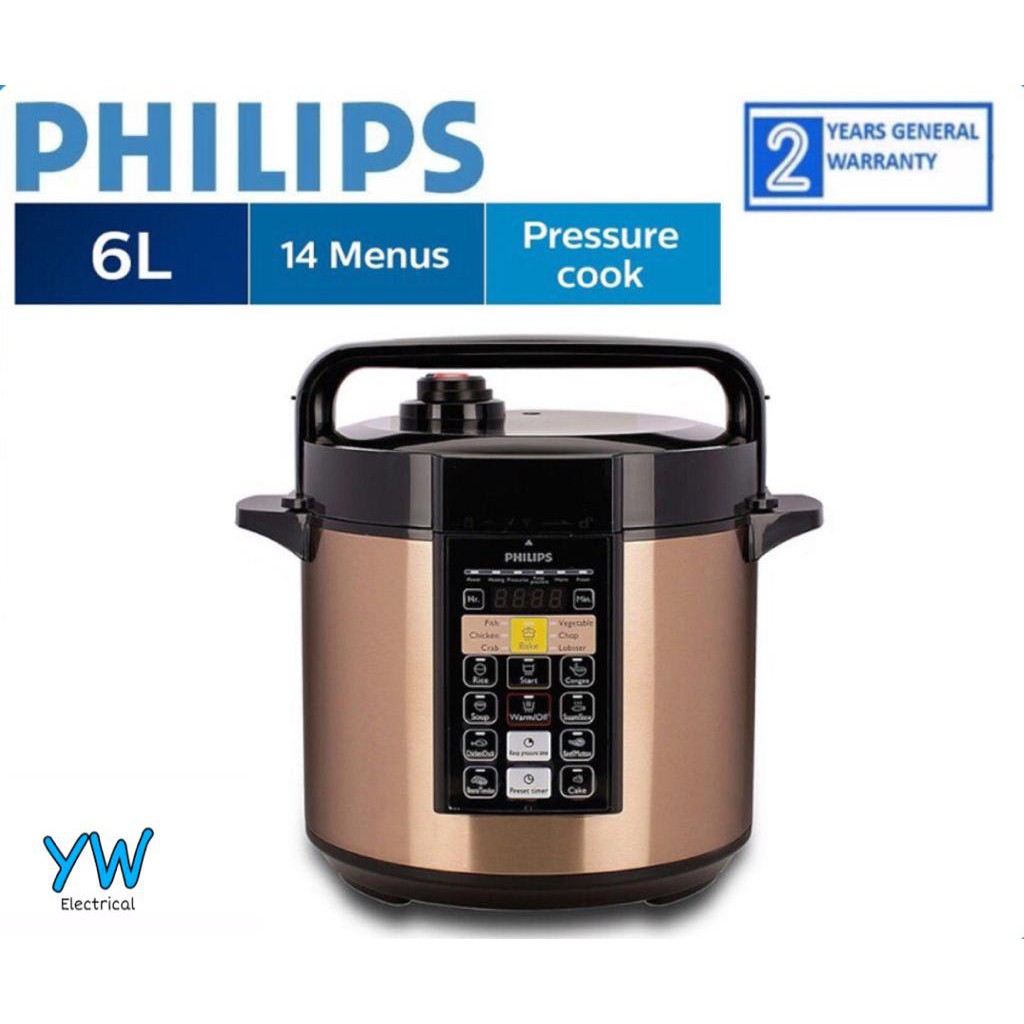 Philips HD2139 Pressure Cooker (Brown Color) Shopee Malaysia