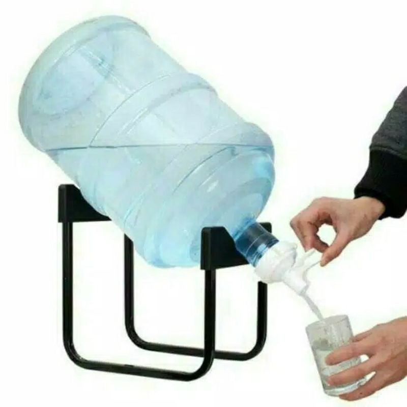 Manual Gallon Faucet With Rack, Gallon Cover Drinking Water Packaging ...