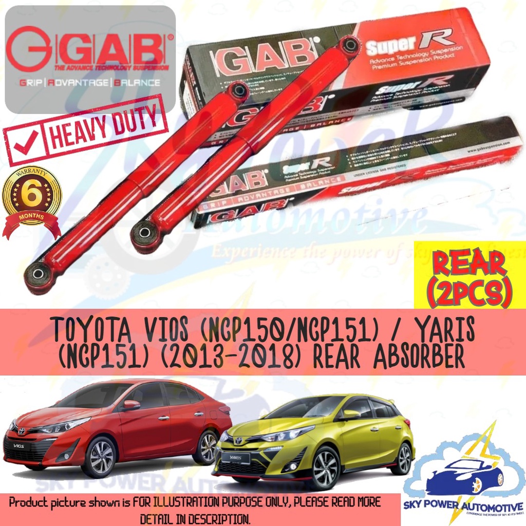 TOYOTA VIOS NCP150 NCP151 / YARIS NSP150 NSP151 GAB SUPER R SPORT ...
