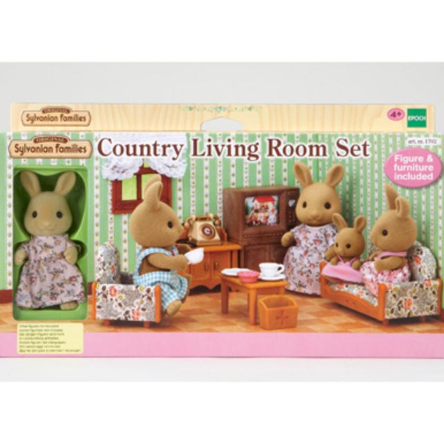 Sylvanian families country store living room set