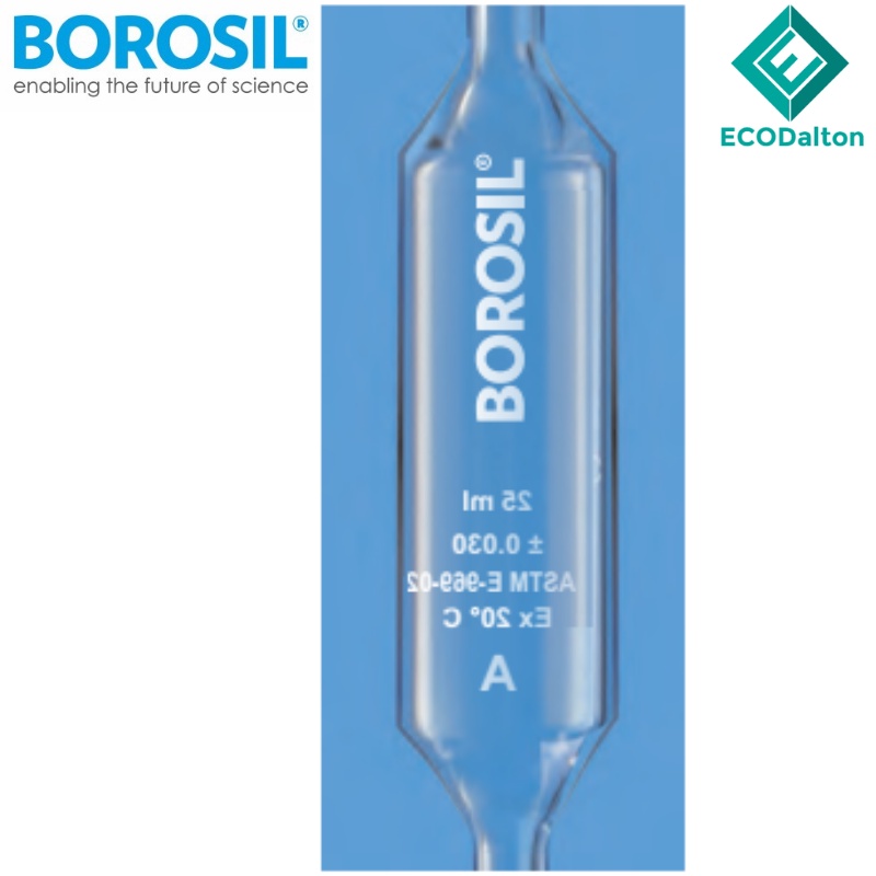 BOROSIL Volumetric Pipettes/ Bulb Pipettes, Class A, Batch Certificate ...