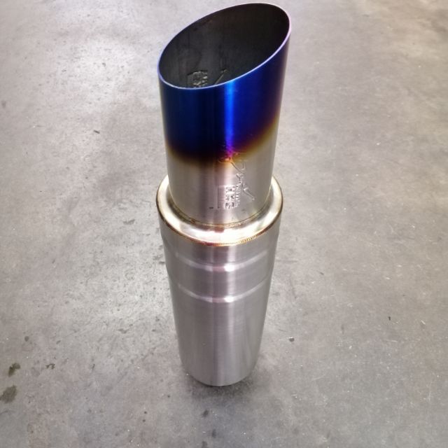 Hks Car Exhaust Muffler Hi Power Titanium Blue Car Exhaust Pipe Rear