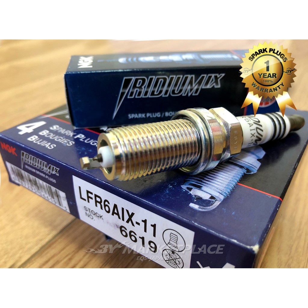 NGK LFR6AIX11 6619 (1pcs') Iridium IX Spark Plug For BMW Subaru Volvo