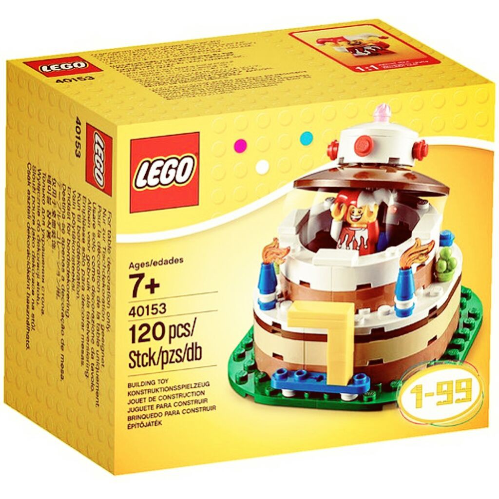 Lego birthday decoration cake set online 40153