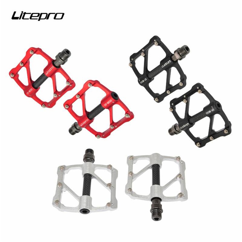 Litepro Carbon Fiber Pedal Board Mountain Road Bike Pedal Steel Shaft 3