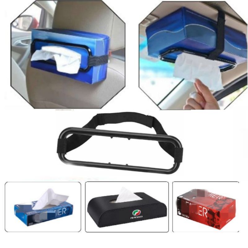 1pc Car Tissue Box Holder Paper Napkin Auto Seat interior Accessories ...
