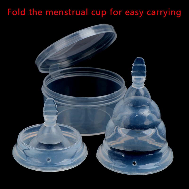 [Spot Free Shipping]Medical Grade Silicone Menstrual Cup Set ...