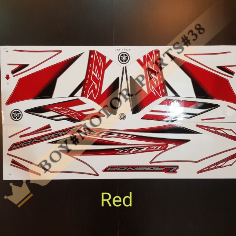 YAMAHA LAGENDA 115 ZR SRL115ZR ( 2 ) BODY STICKER ( READY STOCK ...
