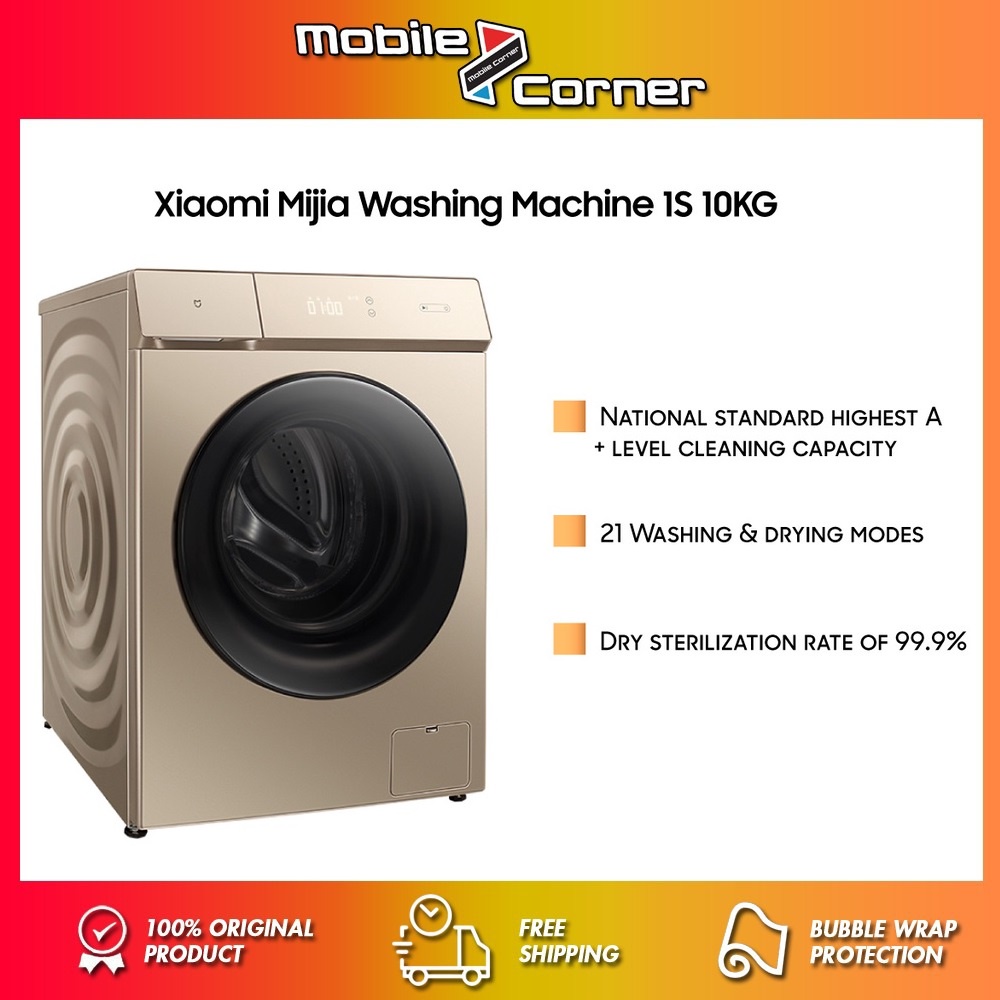 Xiaomi Mijia Mi Washing & Drying Machine 1S 10KG [21 Washing Modes Up