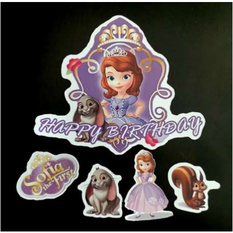 (READY STORE) SOFIA THE FIRST CAKE TOPPER | Shopee Malaysia