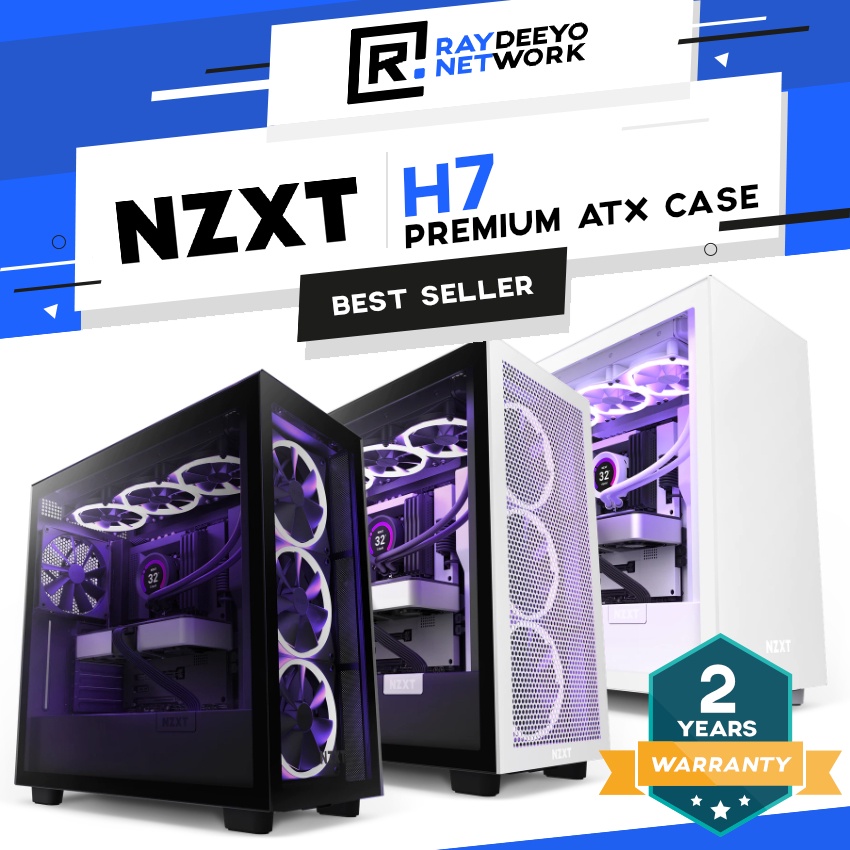 NZXT H7 / H7 Flow / H7 Elite (2023) ATX Case [Premium MidTower Case