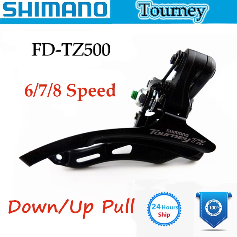 Shimano Tourney FD-TZ500 Up/Down Pull 6/7 Speed Bicycle Front ...
