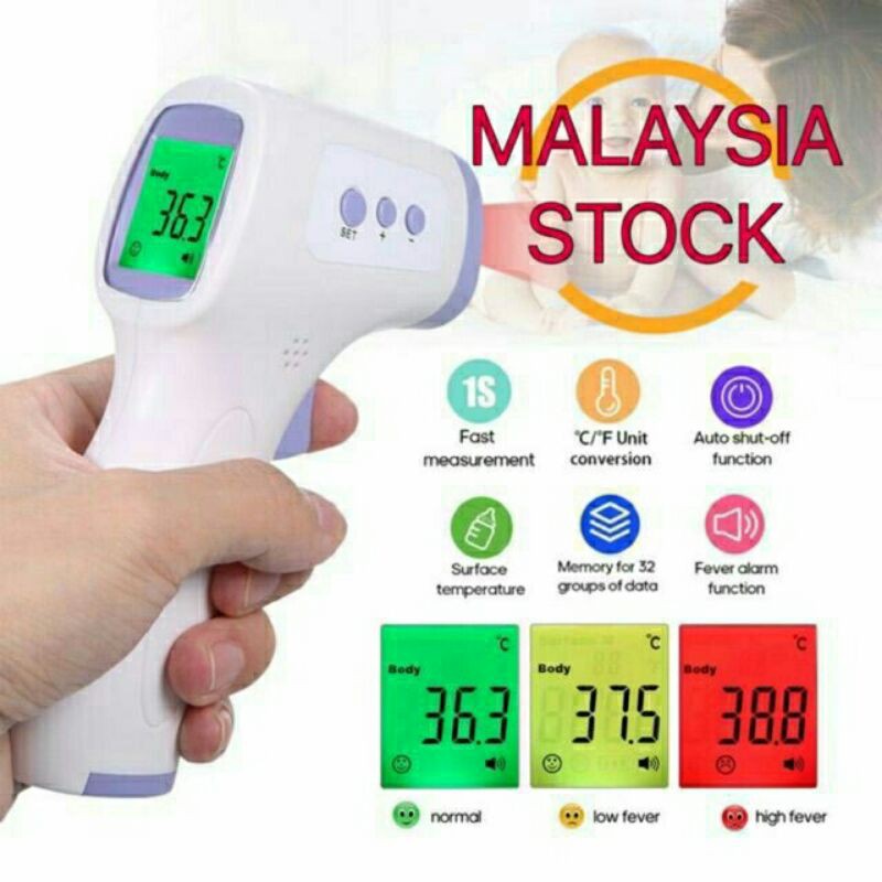 🤒🤒🤒 NON CONTACT DIGITAL INFRARED THERMOMETER BODY SCAN TEMPERATURE GUN