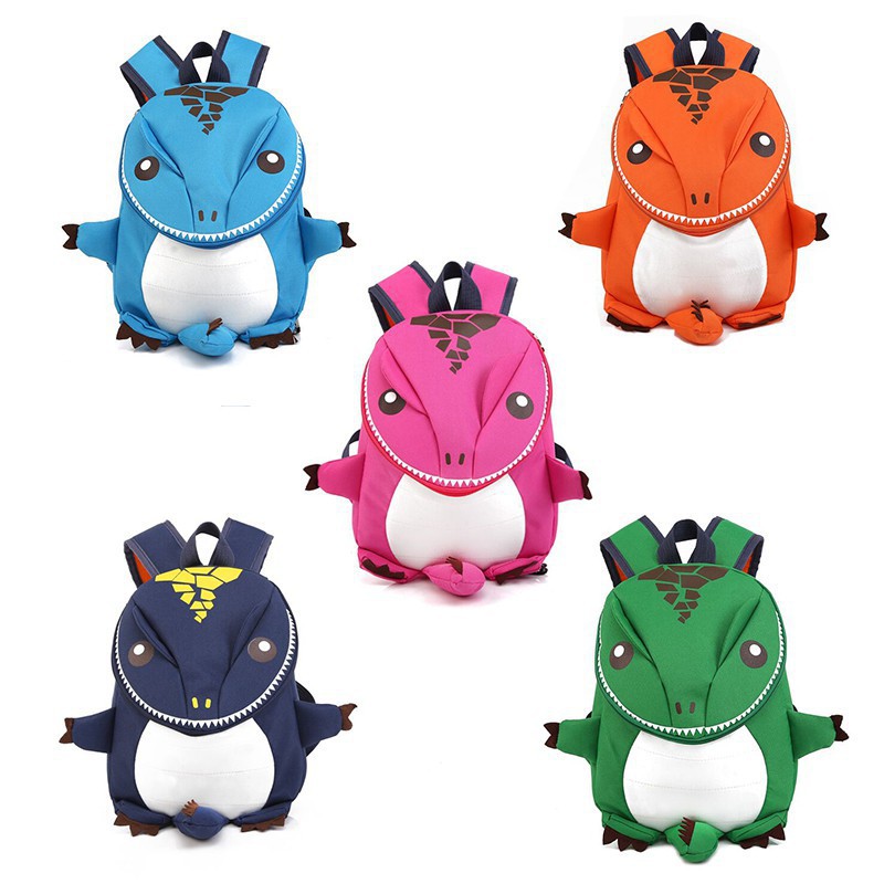 Cute Dinosaur Backpack For Kids Kindergarten Shopee Malaysia