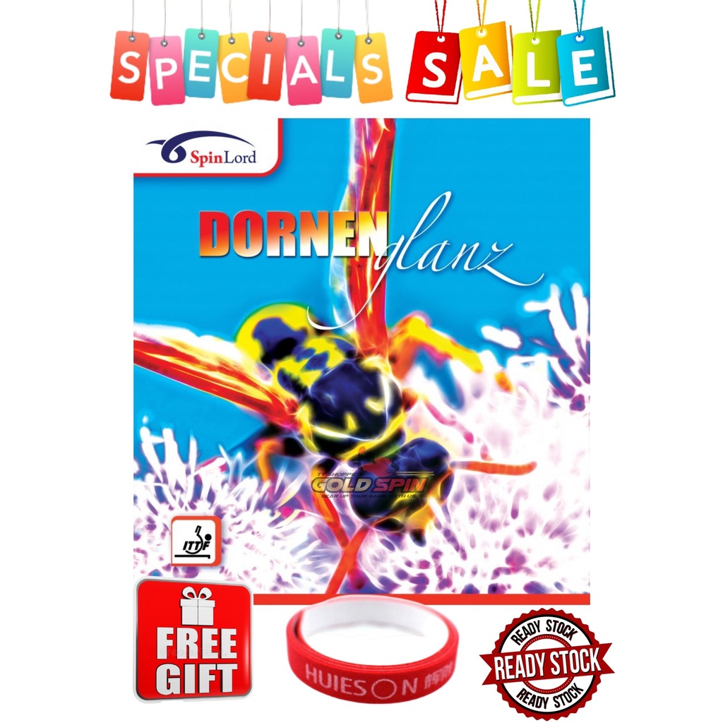 SPINLORD DORNENGLANZ LONG PIMPLE OX PING PONG RUBBER | Shopee Malaysia