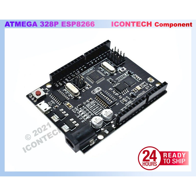 Wifi R3 Atmega328pesp8266 32mb Memory Usb Ttl Uno Development Board Shopee Malaysia 