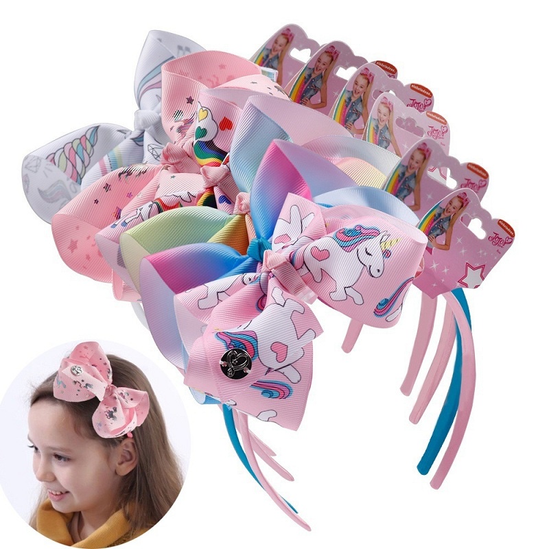 Lot De 3 Mini Nœuds Cheveux JoJo Siwa – Arc-en-ciel, Licorne Et Paillettes (neuf Avec étiquettes)