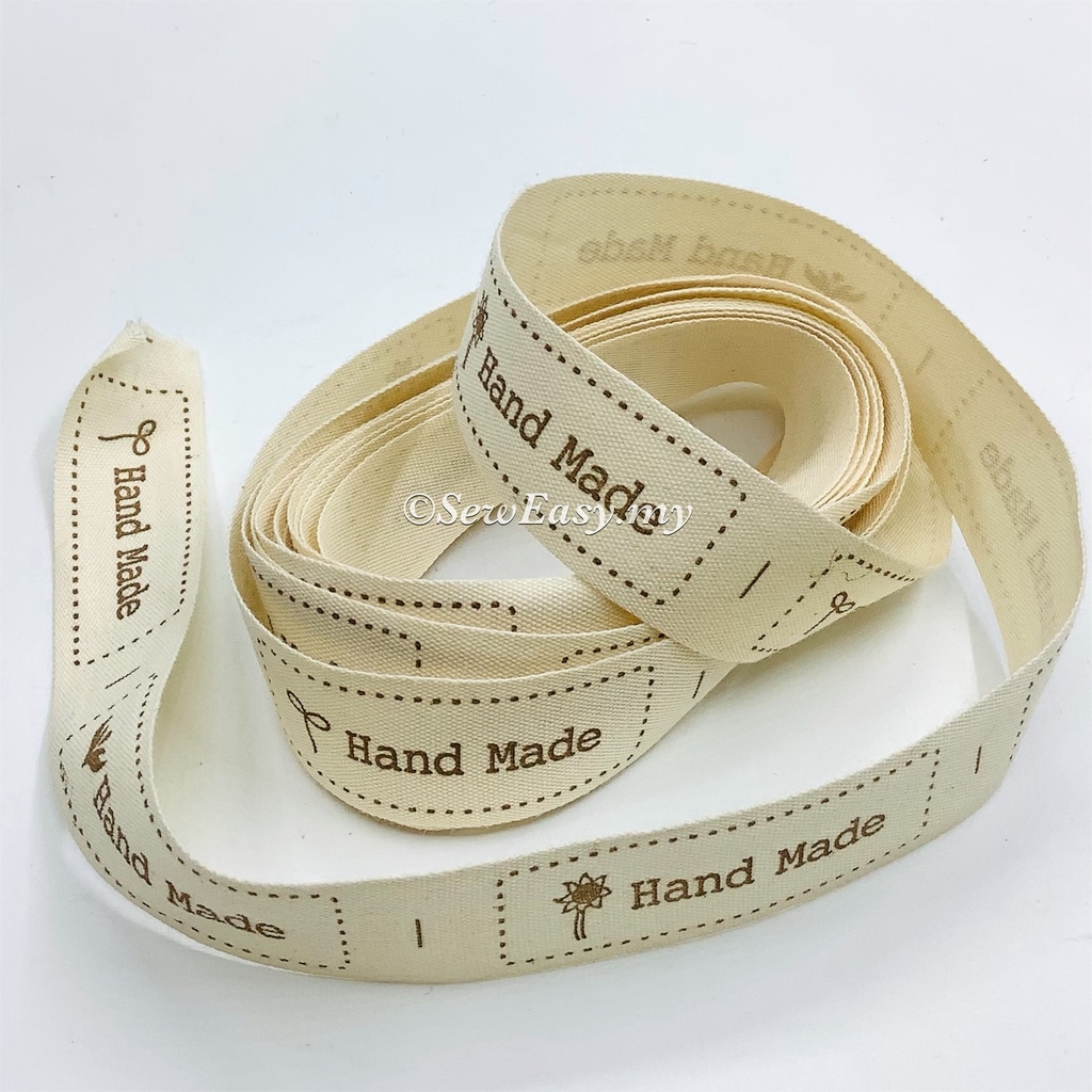 Zakka Ribbon - Handmade Logo (3meter/lot) | Shopee Malaysia