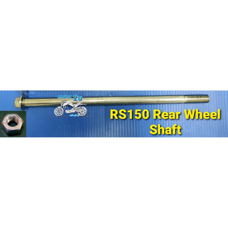 Rs150 R V1 V2 Front And Rear Wheel Shaft Tayar Sab Depan Belakang Shopee Malaysia 7590