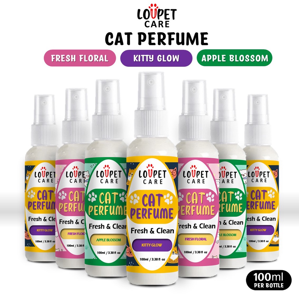 Cat Perfume Cat Fragrance Spray 100ML lovPet perfume Pewangi kucing Spray Kucing Perfume Kucing