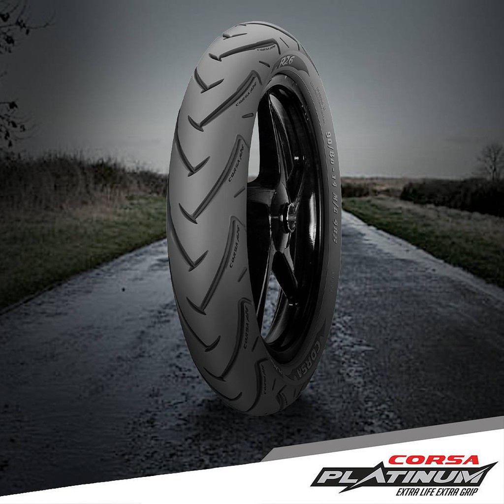 TAYAR CORSA SPORT RAIN PLATINUM R26 70/9017 80/9017 TIRE TYRE TL