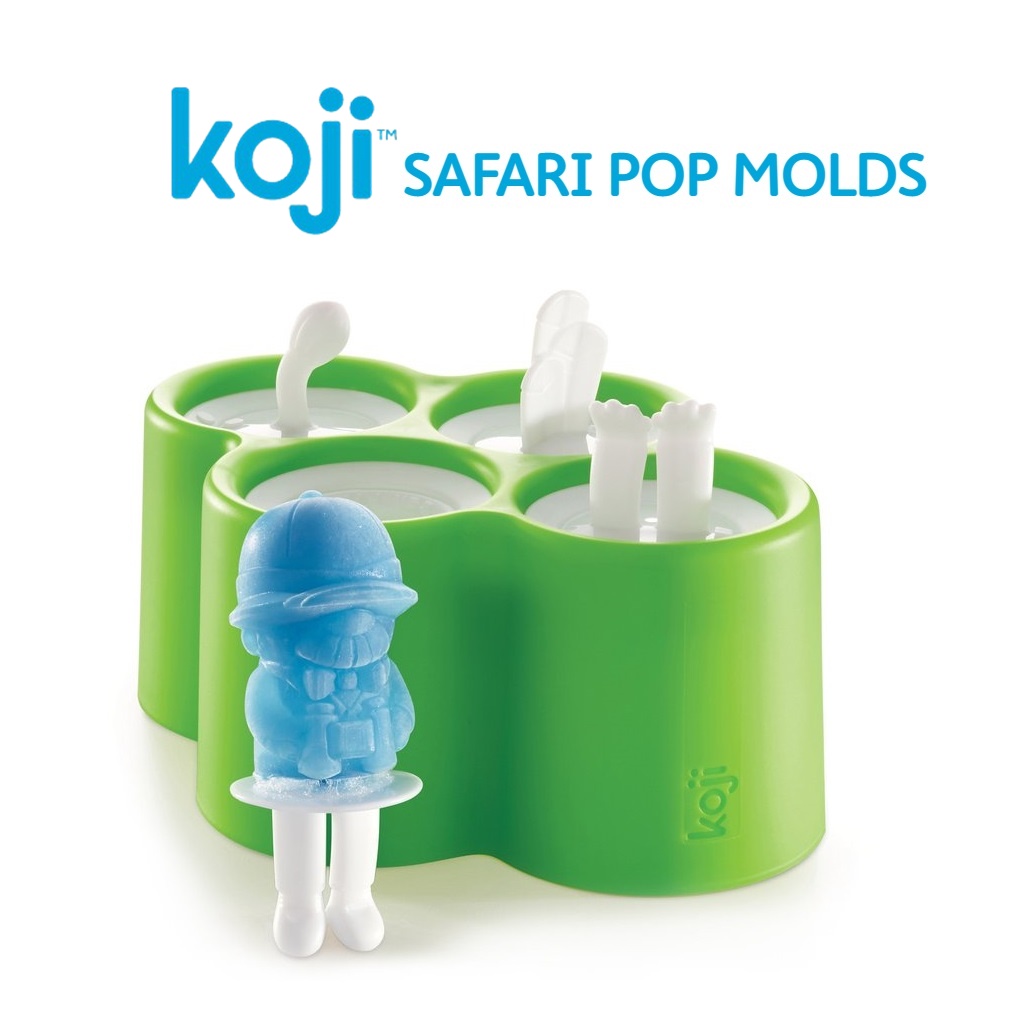 Zoku Koji BPA Free Safari Pop Mold Ice Cream Mold Perfect For Kids