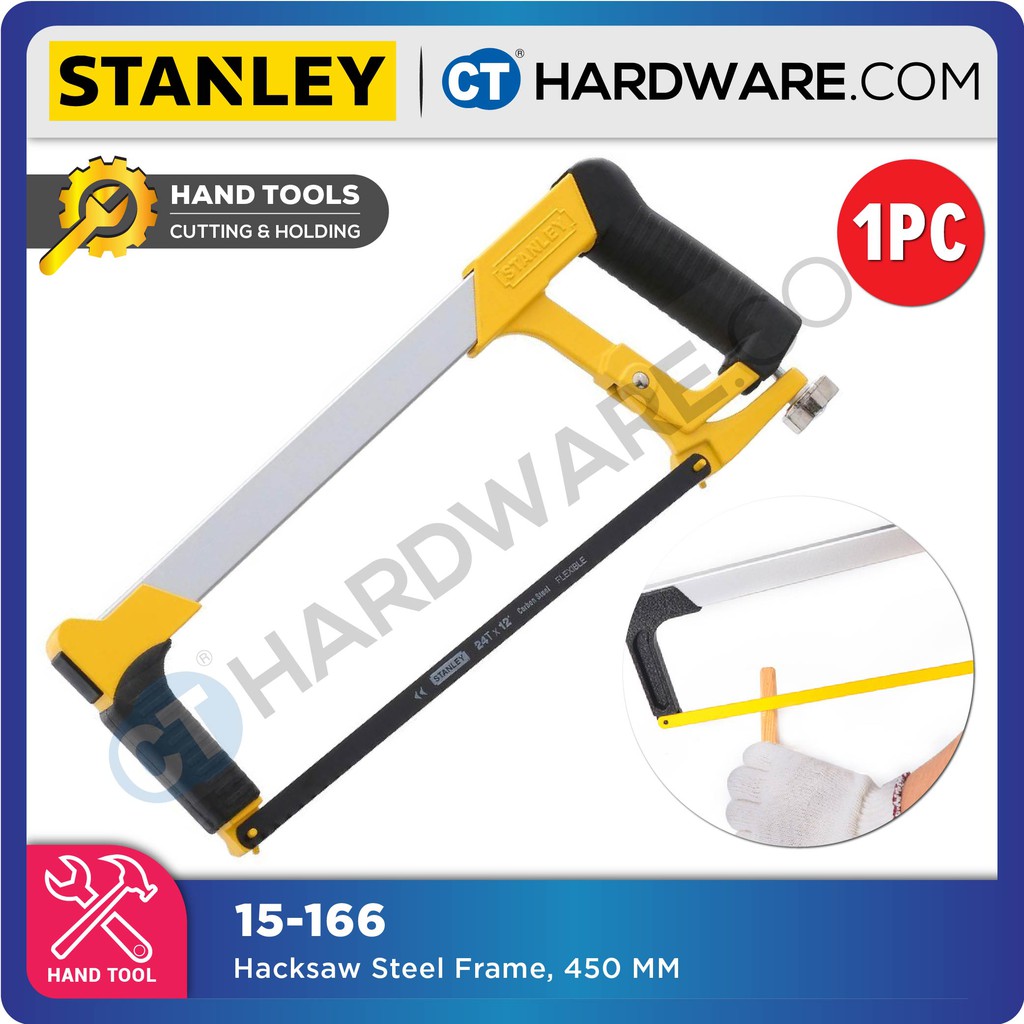 STANLEY 15166 HACKSAW STEEL FRAME 12