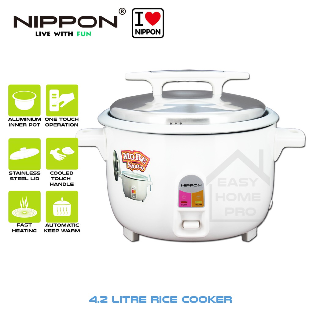 NIPPON NRC-C42A RICE COOKER 4.2L | Shopee Malaysia