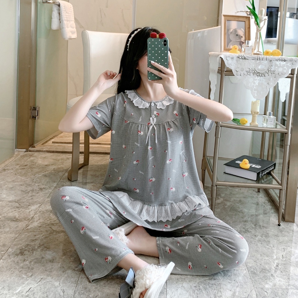 Baju Tidur Women's Pyjamas Seluar Tidur Wanita Piyama Women Set Wear ...