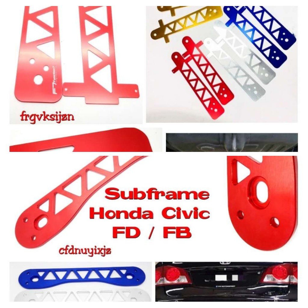 HONDA Civic FD2 FD 1.8 2.0 Racing ASR F7 Rear Subframe Dummy Rainbow ...
