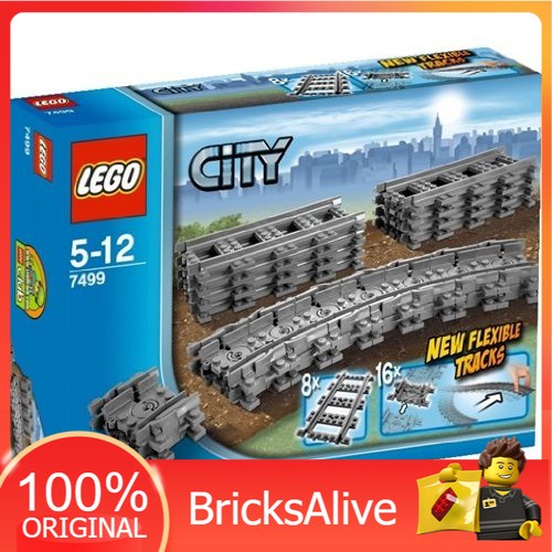 Lego city cheap flexible tracks 7499