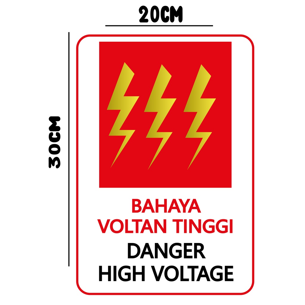 Dangerous High Voltage Sign Sticker /PVC Sticker For Wall,Window ...