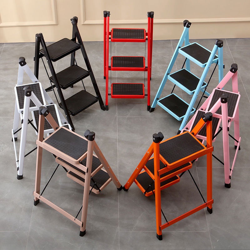 Ladder Household Three-Step Ladder Ladder Thickened Pedal ...