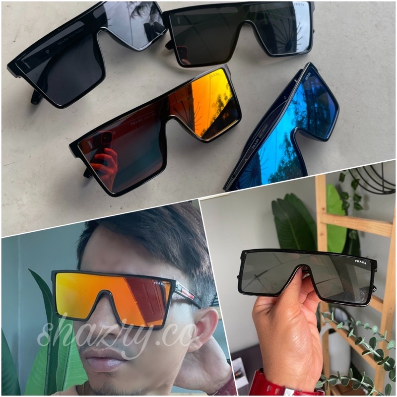 NEW TOP FRAME FLAT OVERSIZED SUNGLASSES RETRO KOREAN SPEK MATA PETAK VIRAL CERMIN MATA UNISEX UV400 Shopee Malaysia