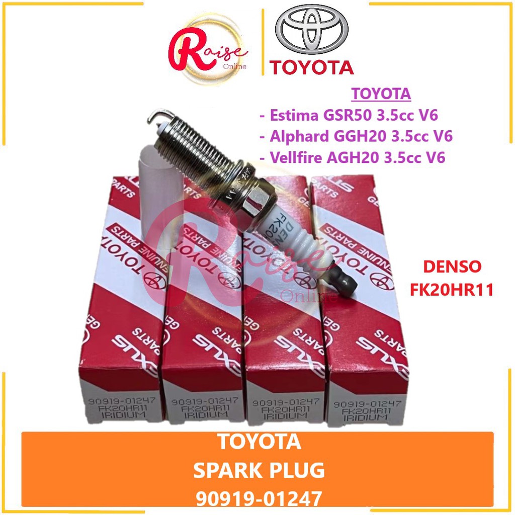 ORIGINAL PK20R11 DENSO SPARK PLUG (9091901178) (BKR6EP11 NGK) TOYOTA