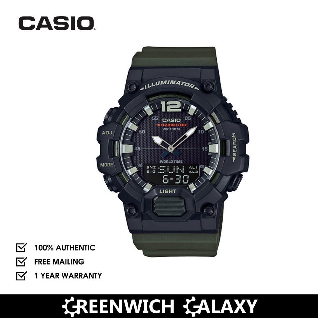 Casio AnalogDigital Watch (HDC7003A) Shopee Malaysia