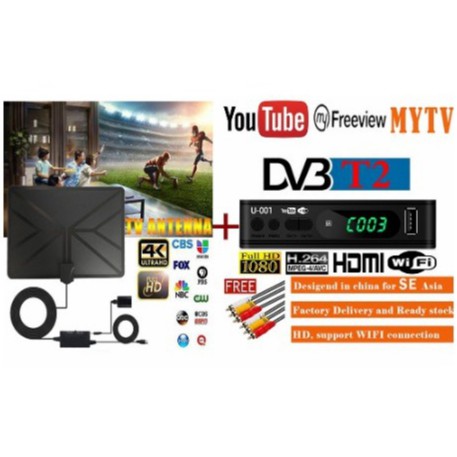 (free thin antenna) DECODER DV3T2 FOR MYTV 1080HD NEW 2020 VERSION ...